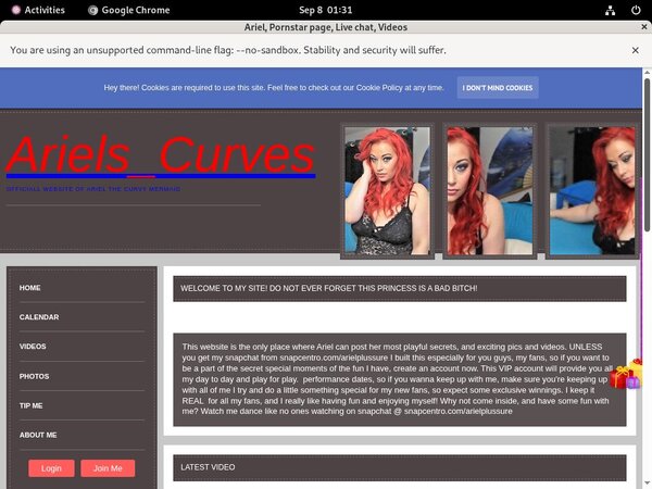 Arielplussure.modelcentro.com Renew Subscription