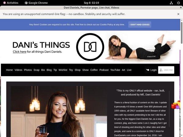 Dani Daniels Discount Trial Offer Dani Daniels Discount Trial Offer
