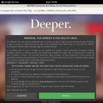 Deeper Gratis Password