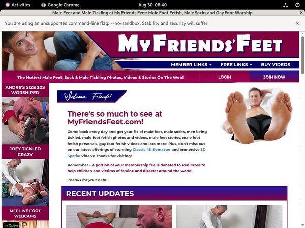 Discount Membership My Friends Feet