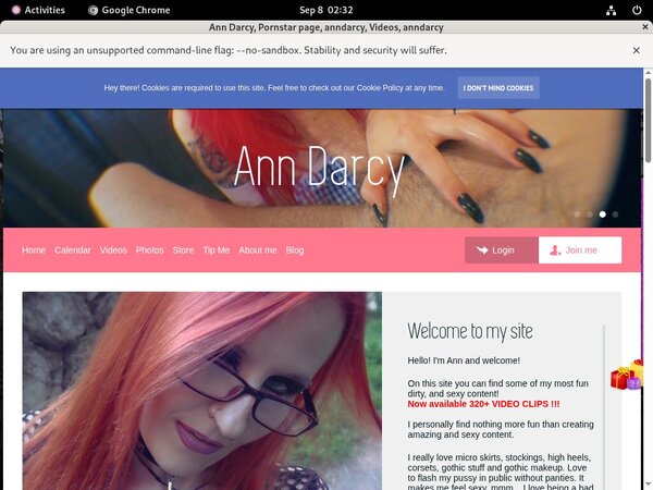 Discount On AnnDarcy