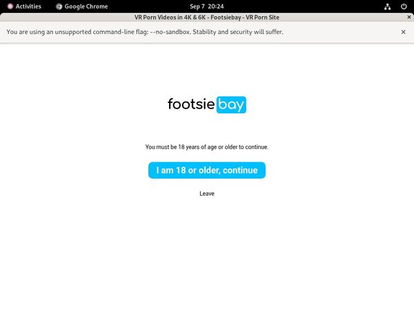 Footsiebay.com Porn Password
