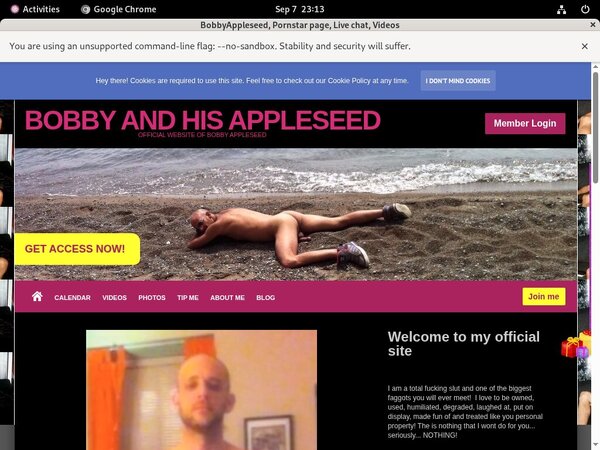 Free Account Premium BobbyAppleseed