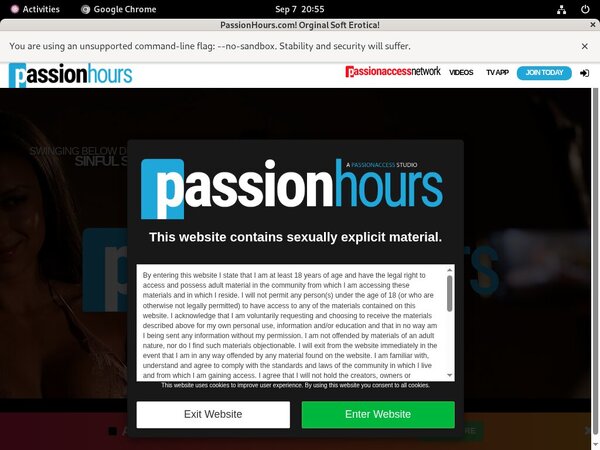 Free Passion Hours Sign Up