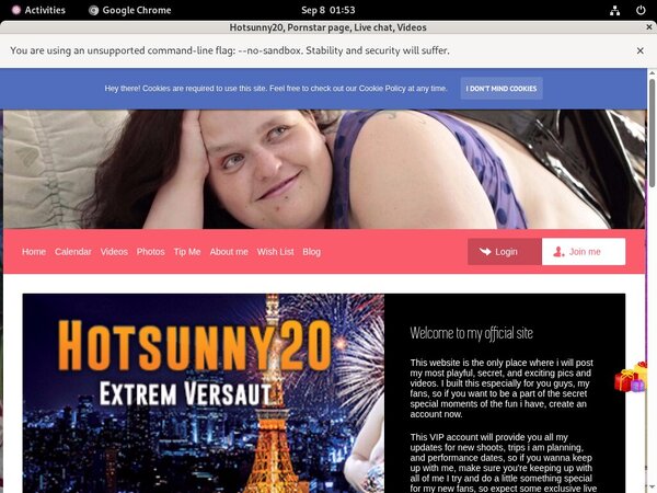 Get Hotsunny20 Trial Membership
