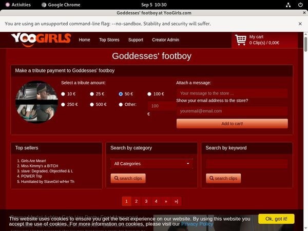 Goddessesfootboy Discount Promo