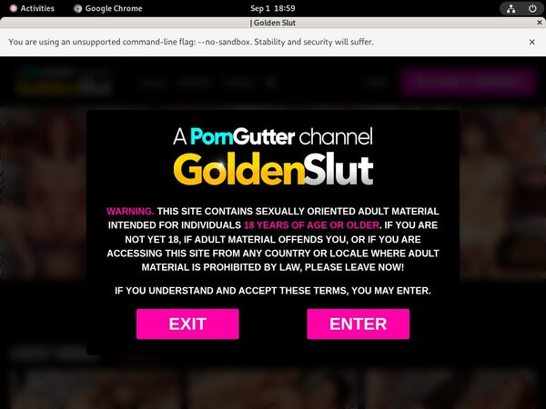 Golden Slut With Discount
