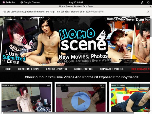 Homo Scene Paypal?