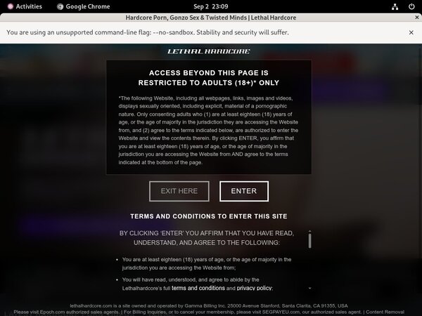 Lethalhardcore.com Password Login