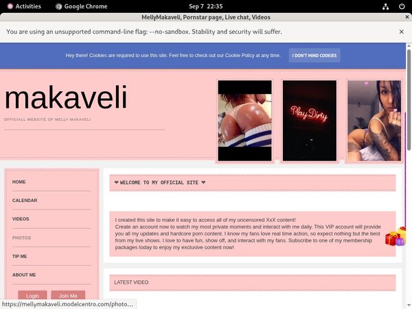MellyMakaveli Login Passwords