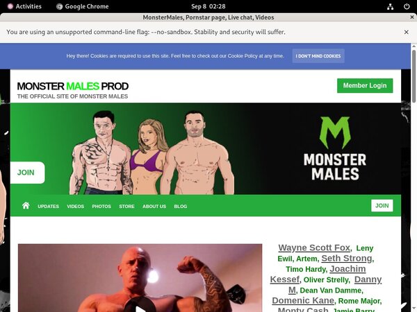 MonsterMales Password And Account