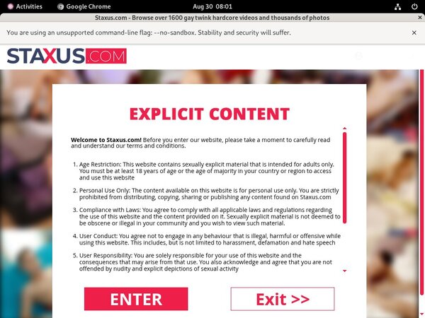 Staxus Discount Coupon
