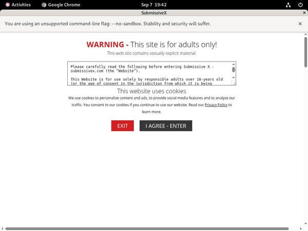 Submissivex Password Blog