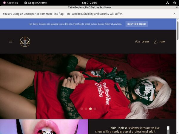 Tabletopless.org Women