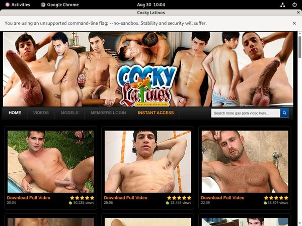 Try Cockylatinos.com For Free