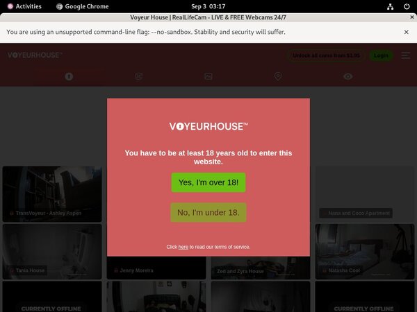 Voyeurhouse.com Discount Setup