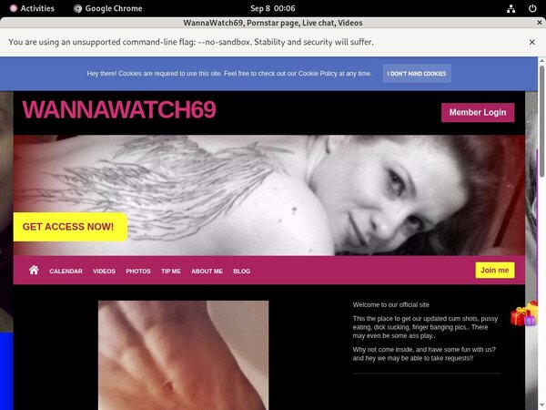 WannaWatch69 Working Password