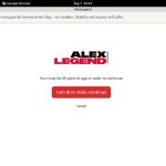 Alex Legend Sex