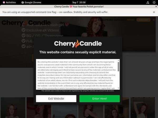 Cherrycandle Porn Sex