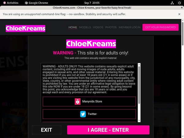 Chloe Kreams Free Password