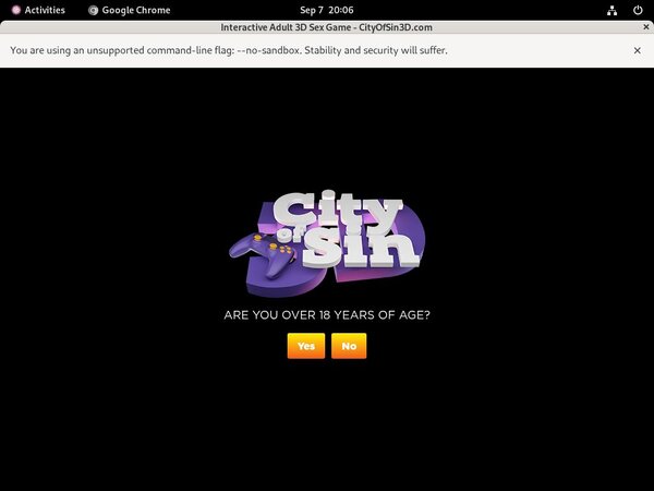 City Of Sin 3D Membership City Of Sin 3D Membership