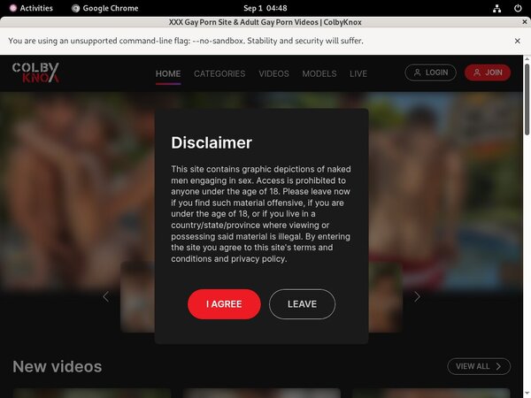 Colby Knox Valid Password