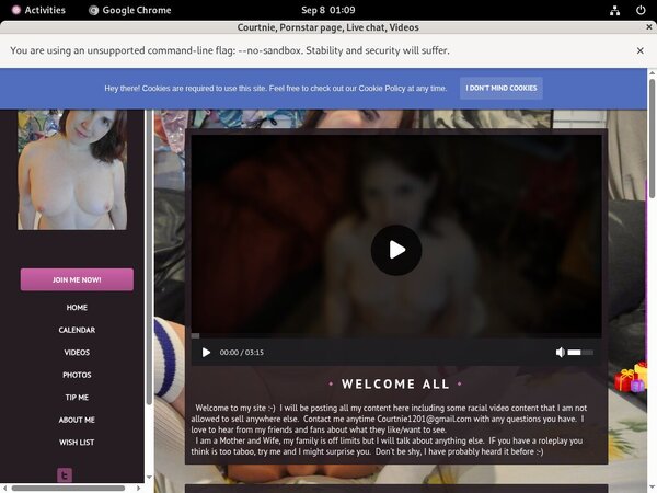 Courtnie.modelcentro.com Gratis