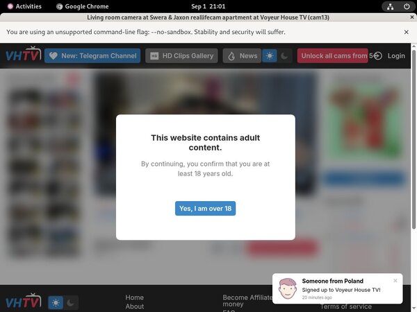 Free Voyeur-house.tv Login Account