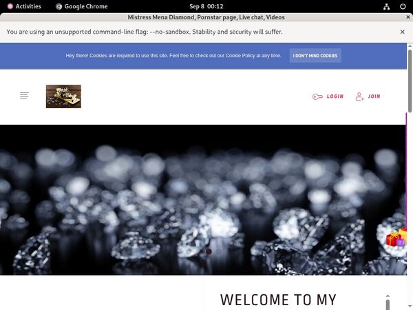 Get A Free Mistress Mena Diamond Account