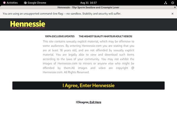 Hennessie Valid Password Hennessie Valid Password
