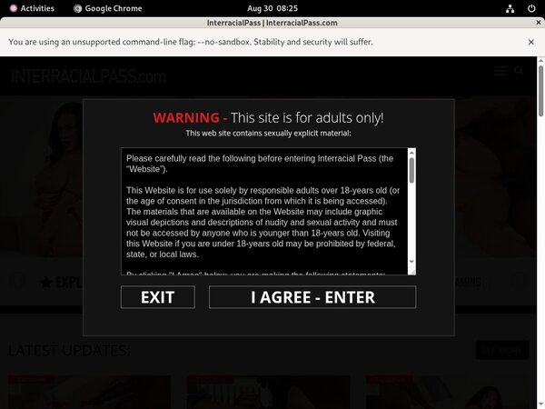 Interracial Pass Discount Username