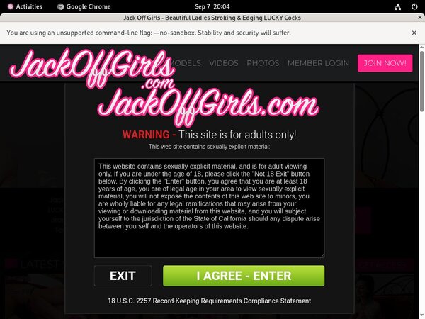 Jack Off Girls Discount Payment
