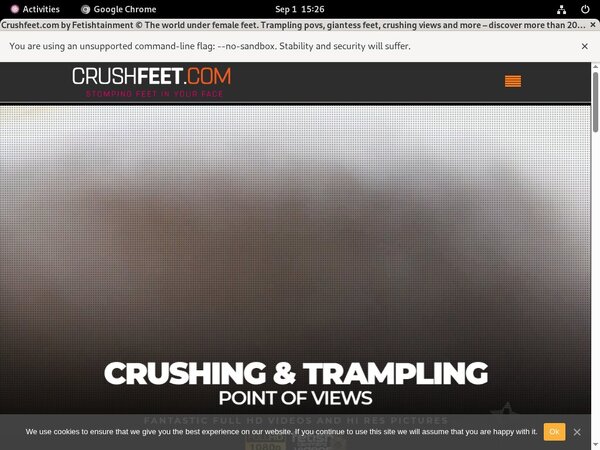Limited Crushfeet.com Deal