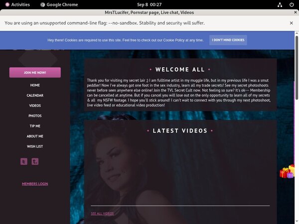 MrsTLucifer Register Form MrsTLucifer Register Form