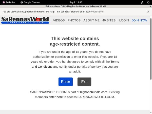Register For Sarennasworld.com