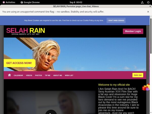 SELAH RAIN Member Login Free SELAH RAIN Member Login Free