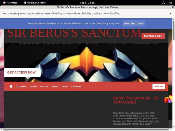 Sir Berus's Sanctum Without Credit Card