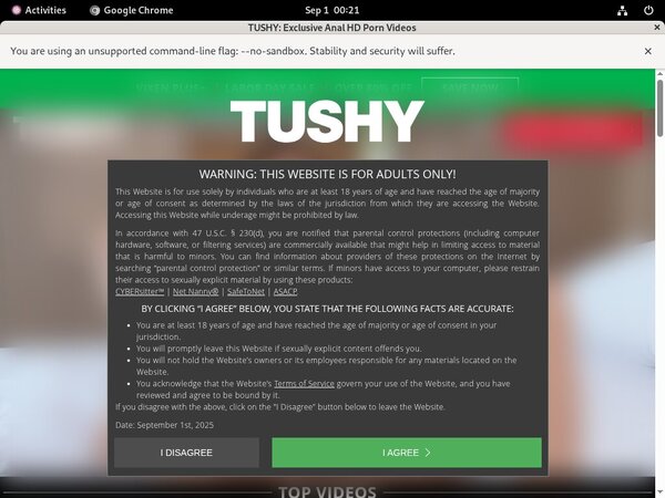 Tushy.com Membership Trial