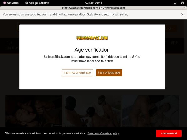 Universblack Trial Membership $1