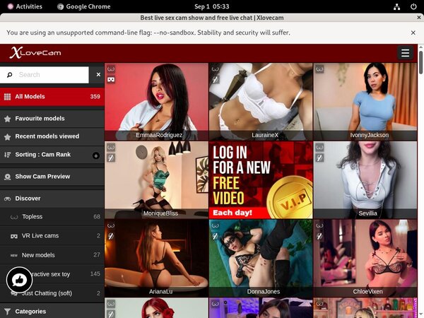 Xlovecam.com Membership Trial