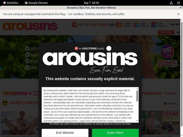 Free Arousins Premium Login