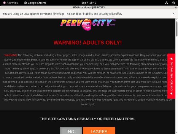 Pervcity.com Subscription Deal